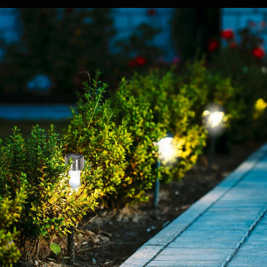 Solar garden lights Aktive Plastic 5,5 x 36 x 5,5 cm (24 Units)-1