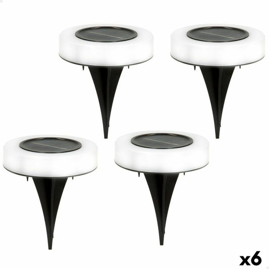 Set of solar garden lights Aktive 4 Pieces ABS 10,5 x 12,5 x 10,5 cm (6 Units)-0