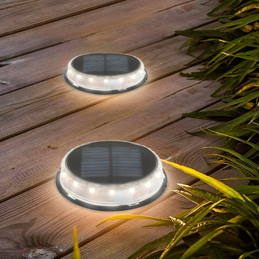 Set of solar garden lights Aktive 2 Pieces Plastic 12 x 13,5 x 12 cm (6 Units)-1